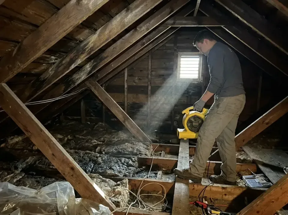 attic-water-damage-drying-proc-007 — frequently asked questions, Emergency Water Extraction & 24/7 Flood Response in Blackha…
